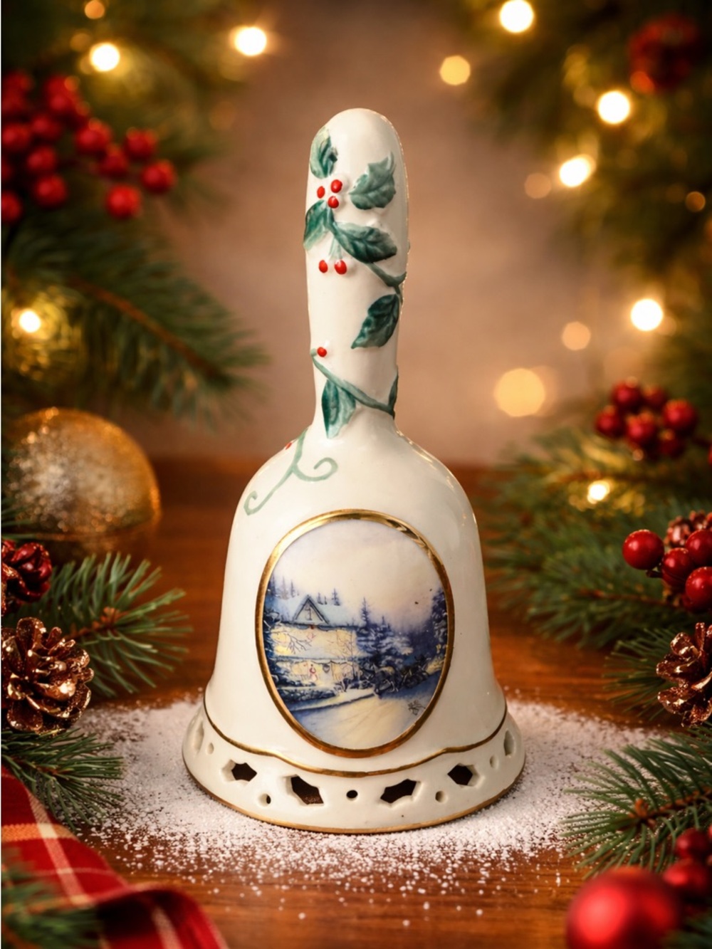 Thomas Kinkade Christmas Bell